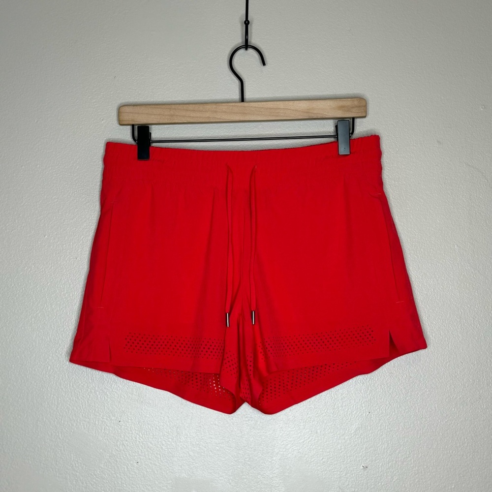 Athleta Women's Size 6 Baja 2.0 Hibiscus Red Shorts